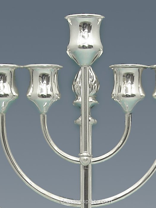 Hazorfim Sterling Silver Menorah 17" The Chassan's Place