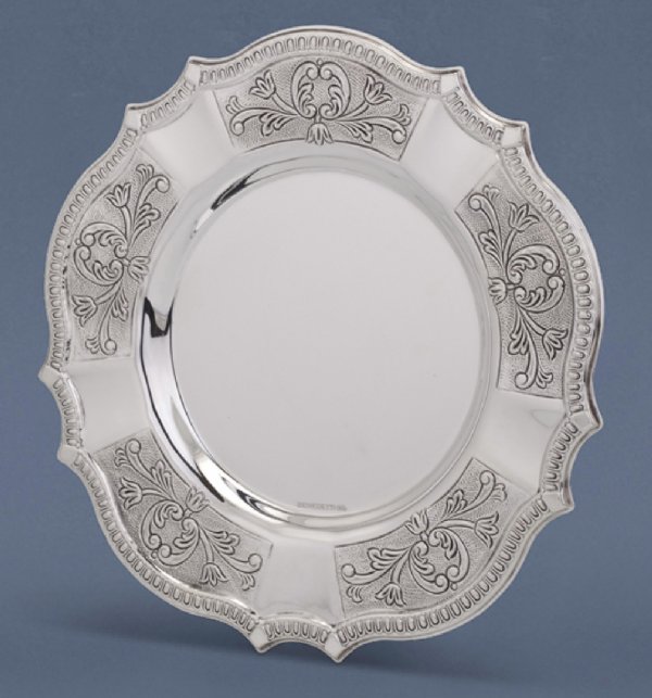 Bellagio Decorated Silver Plate