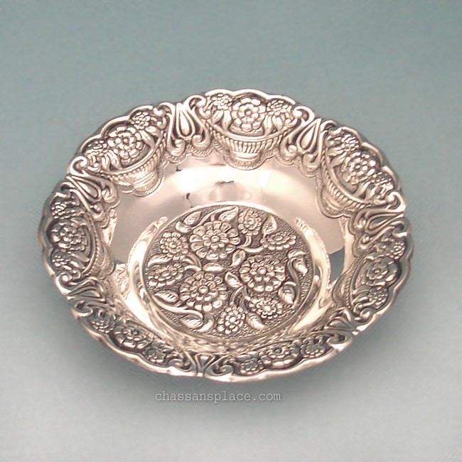 Sun Flower Sterling Silver Small Bowl