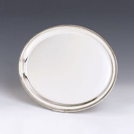 Pearls Silver Tray