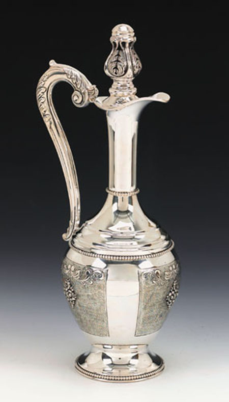 Italian  Sterling Silver Bottle