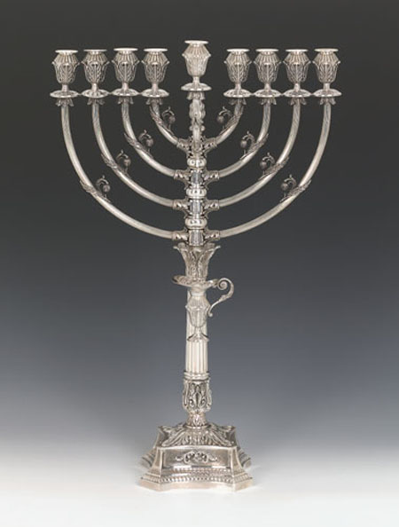 Milan Sterling Silver Menorah - 27"