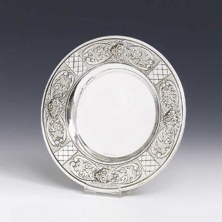 Grada Sterling Silver Kiddush Coaster