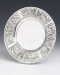 Hazorfim Margarita Sterling Silver Kiddush Cup Plate