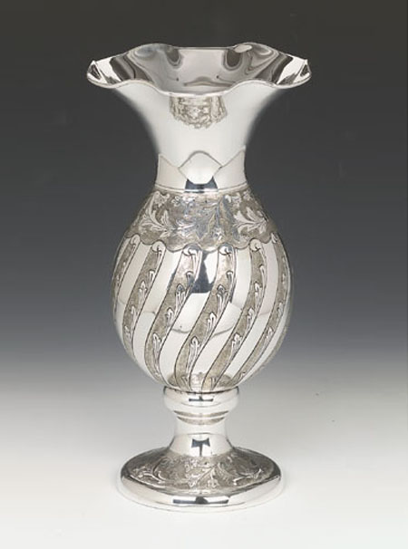 Variante Sterling Silver Vase