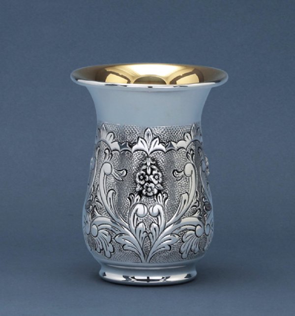 Camilia Silver Kiddush Cup