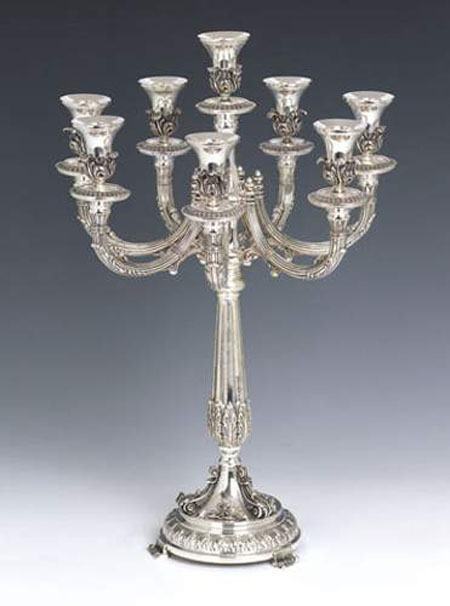 Sterling Silver Rover Sorely Candelabra 8 Lights