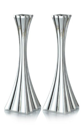 Galil Sterling Silver Candlesticks - 6.25"