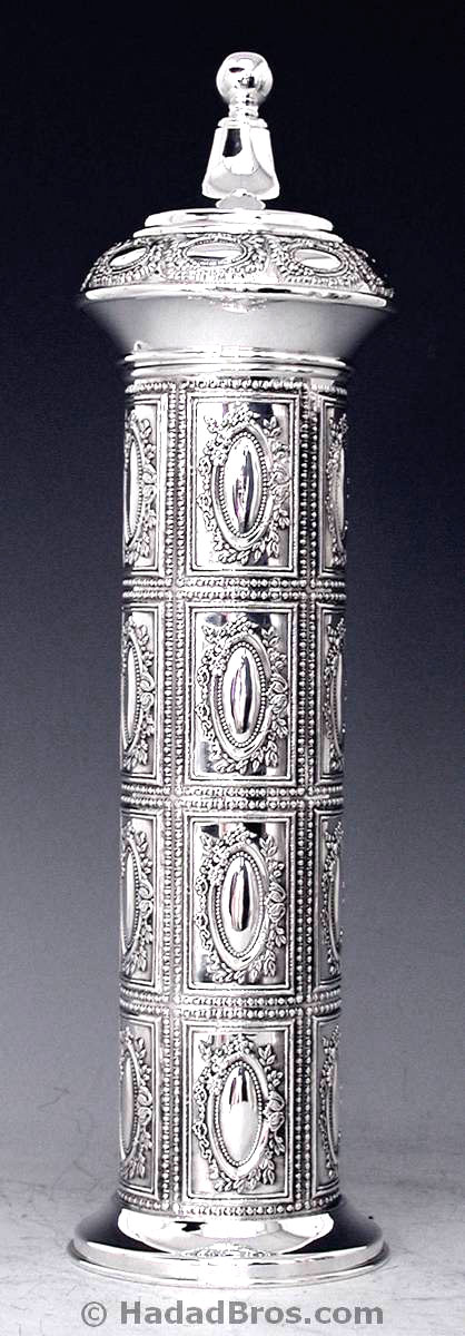 Sterling Silver Megillah Case Chocolate