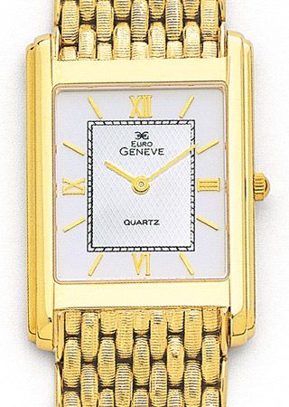 Euro Geneve 14K Yellow Gold Mens Watch