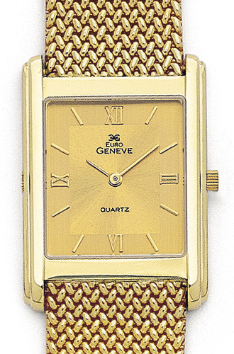 Euro Geneve 14K Yellow Gold Mens Watch