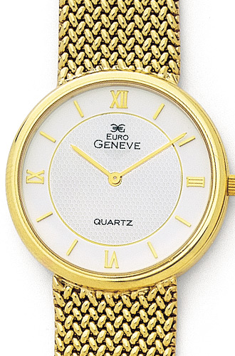 Euro Geneve 14K Yellow Gold Mens Watch