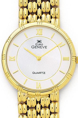 Euro Geneve 14K Yellow Gold Mens Watch