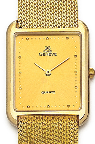 Euro Geneve 14K Yellow Gold Mens Watch