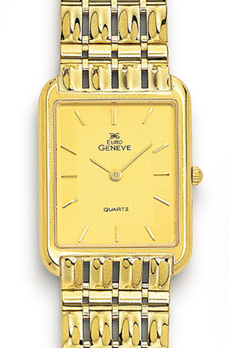 Euro Geneve 14K Yellow Gold Mens Watch