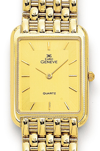 Euro Geneve 14K Yellow Gold Mens Watch