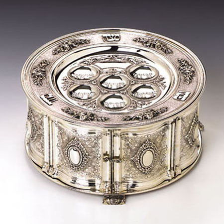 Hazorfim Lombardini Silver Seder Case