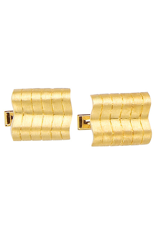 14K Wave Cufflinks