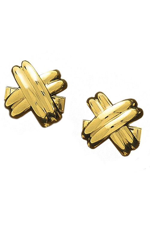 Classic X Cufflinks - 14K Gold