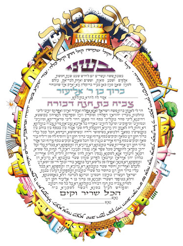 Jerusalem Ketubah