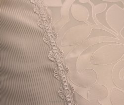 Crown Taupe Brocade Linen Set - Tapestry 600-Thread Count