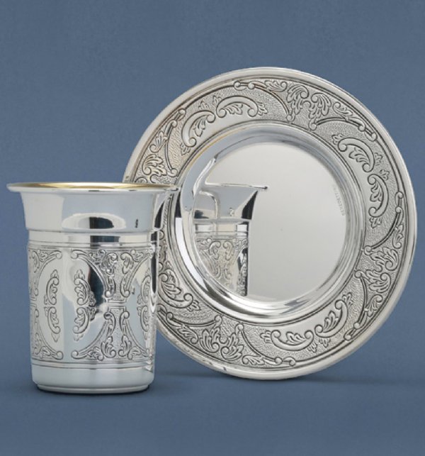 Dor Sterling Silver Kiddush Cup Set