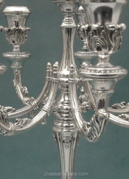 Hadad Sterling Silver Candelabra 8 Branch