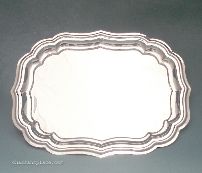 Italian Shiny Silver Tray