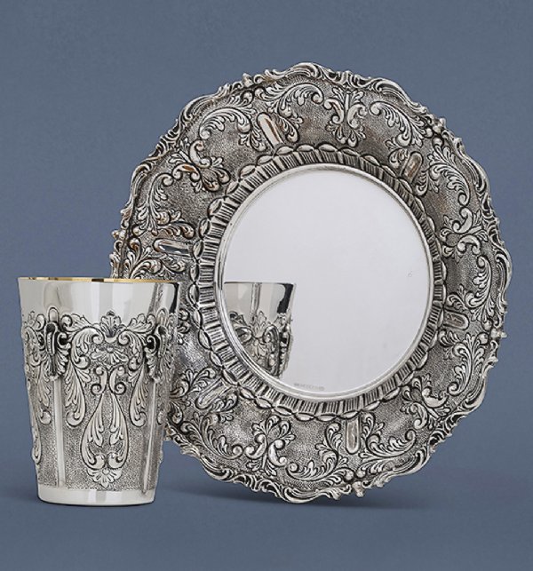 Martel Sterling Silver Kiddush Cup Set