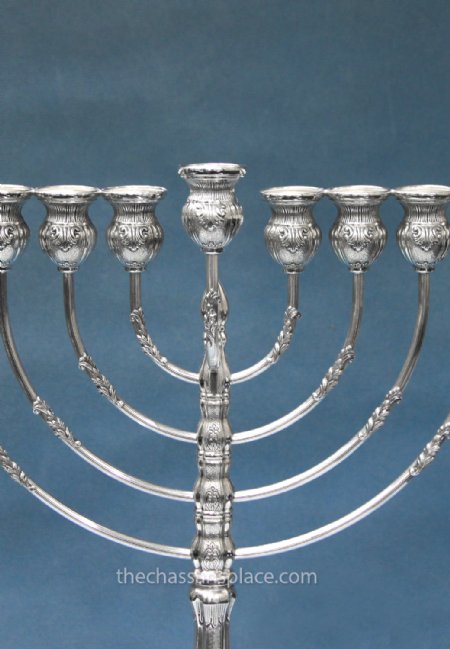  Benedetti Arco Sterling Silver Menorah - 20"