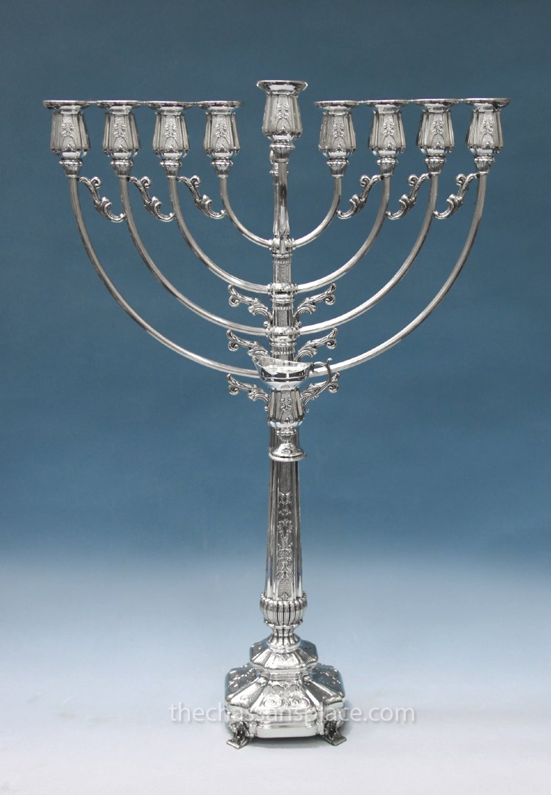  Benedetti Barmo Sterling Silver Menorah - 24"