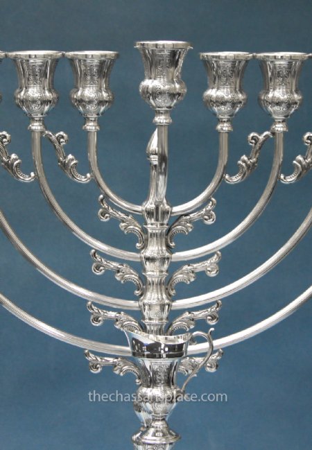  Benedetti Sterling Silver Menorah - 23"