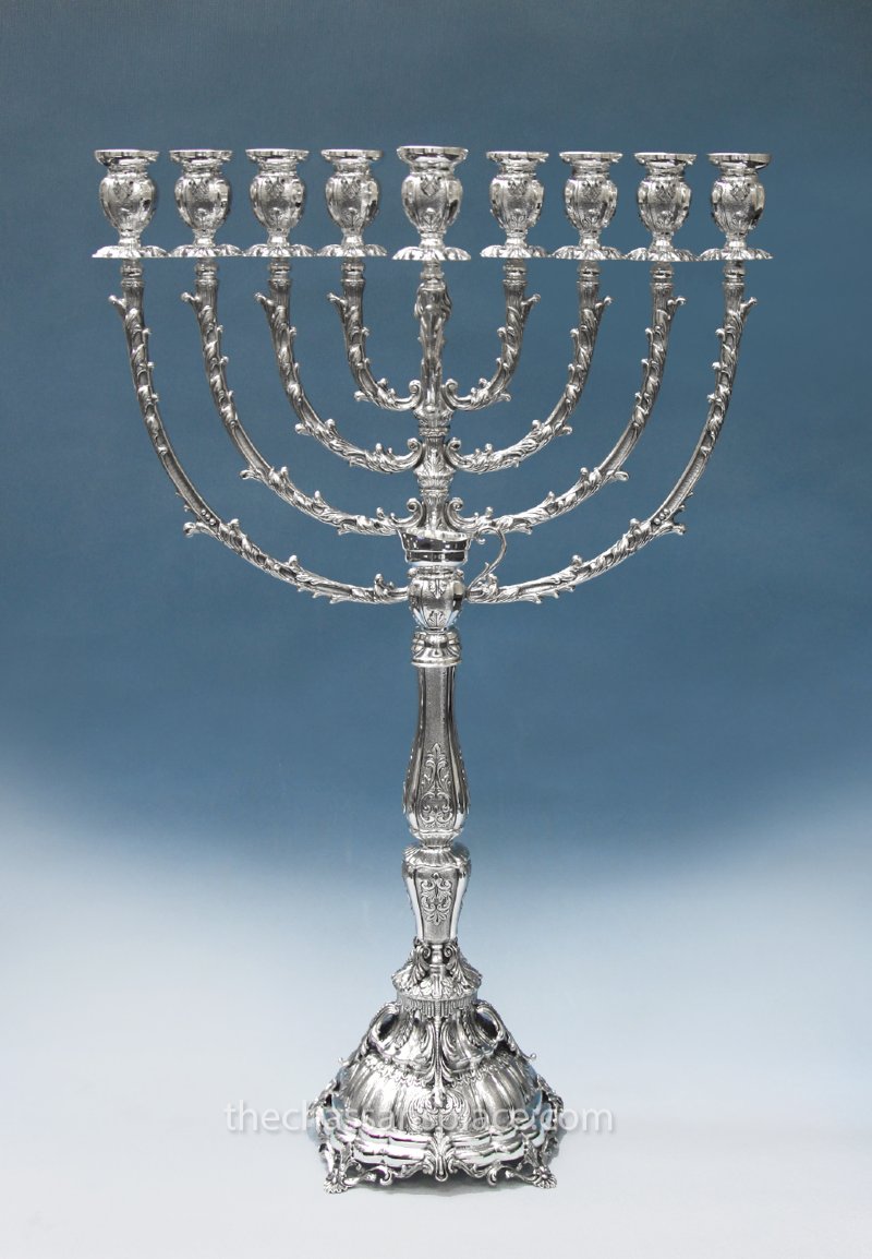  Benedetti Sterling Silver Menorah - 26"