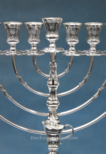  Benedetti Royal Sterling Silver Menorah - 23"