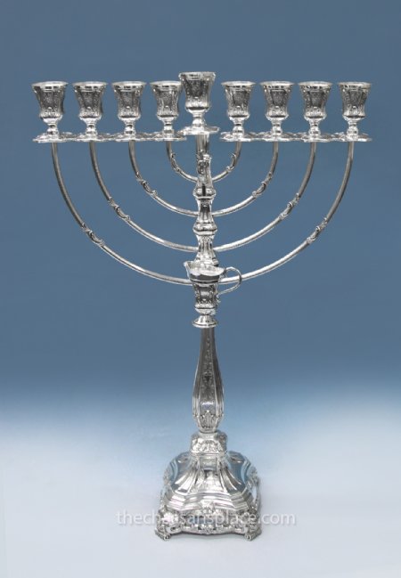  Benedetti Royal Sterling Silver Menorah - 23"