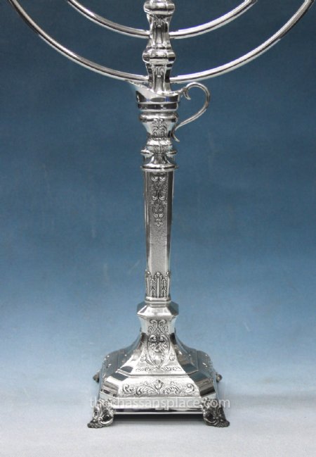 Hazorfim Kolt Sterling Silver Menorah - 20"