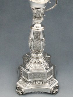 Kordova Rambam (Chabad) Sterling Silver Menorah - 21"