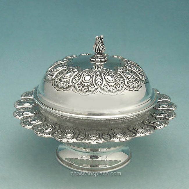 Masoret Sterling Silver Honey Dish