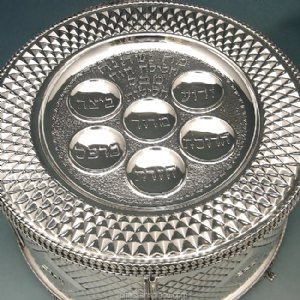 Chocolate Sterling Silver Seder Case