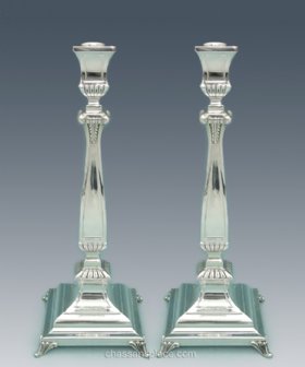 Zurich Sterling Silver Candlesticks - 14"