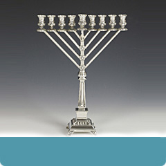 Rambam (Chabad) Style Menorahs