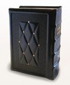 Antique Leather Siddur-Brown with Gold